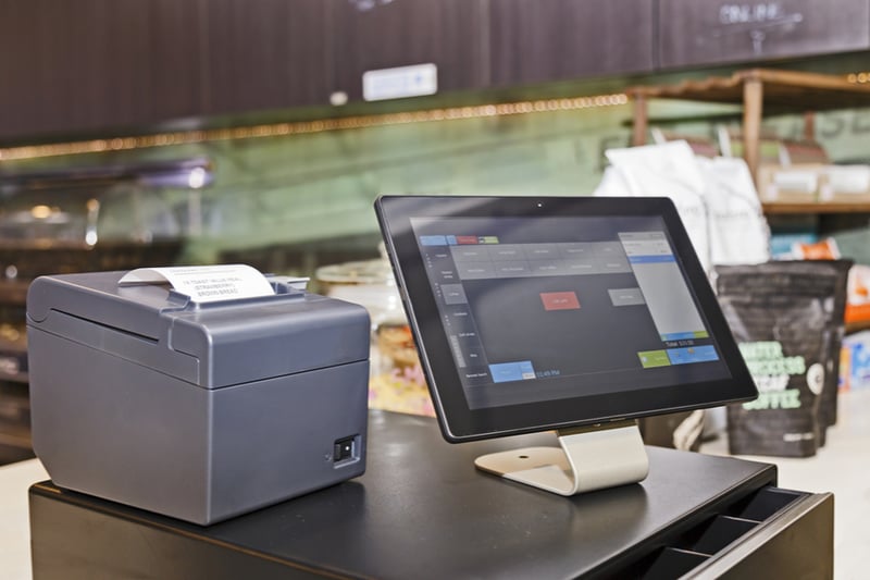 caisse tactile